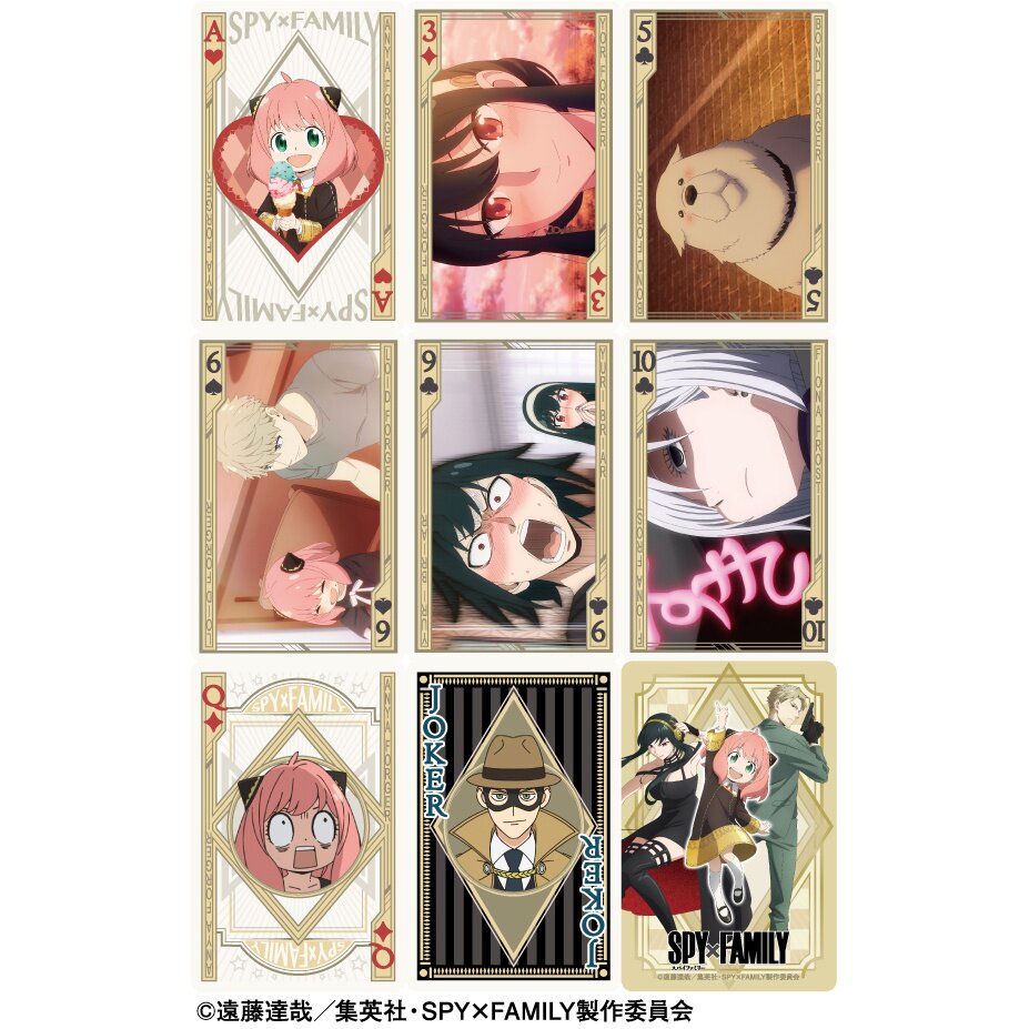 Spy x Family Playing Cards w/ Clear Case - Tokyo Otaku Mode (TOM)