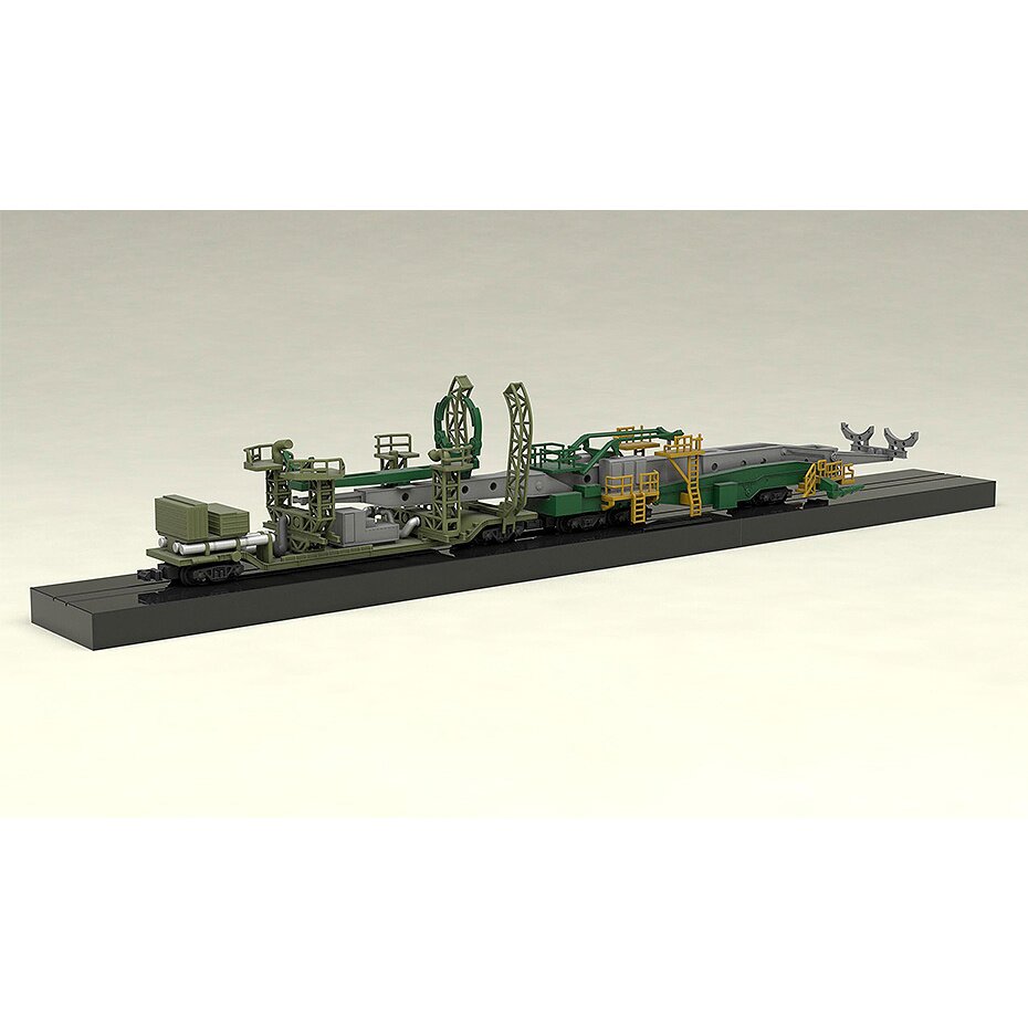 Soyuz Rocket & Transport Train 1/150 Scale Plastic Model (Re