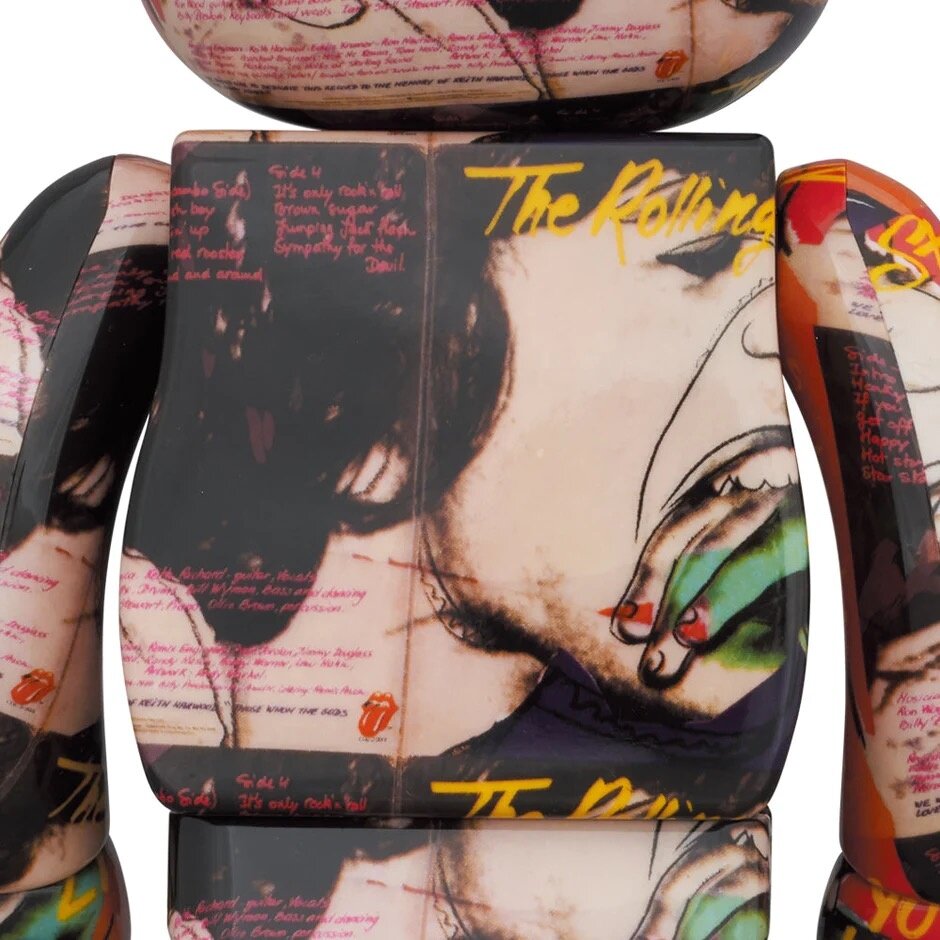 BE＠RBRICK Andy Warhol x The Rolling Stones Love You Live ％ & ％ Set