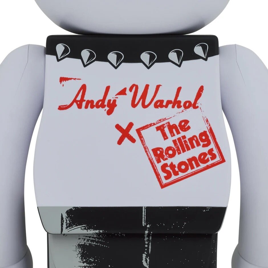 BE＠RBRICK The Rolling Stones “Sticky Fin Bearbrick Andy Warhol x The Rolling Stones (Sticky Fingers