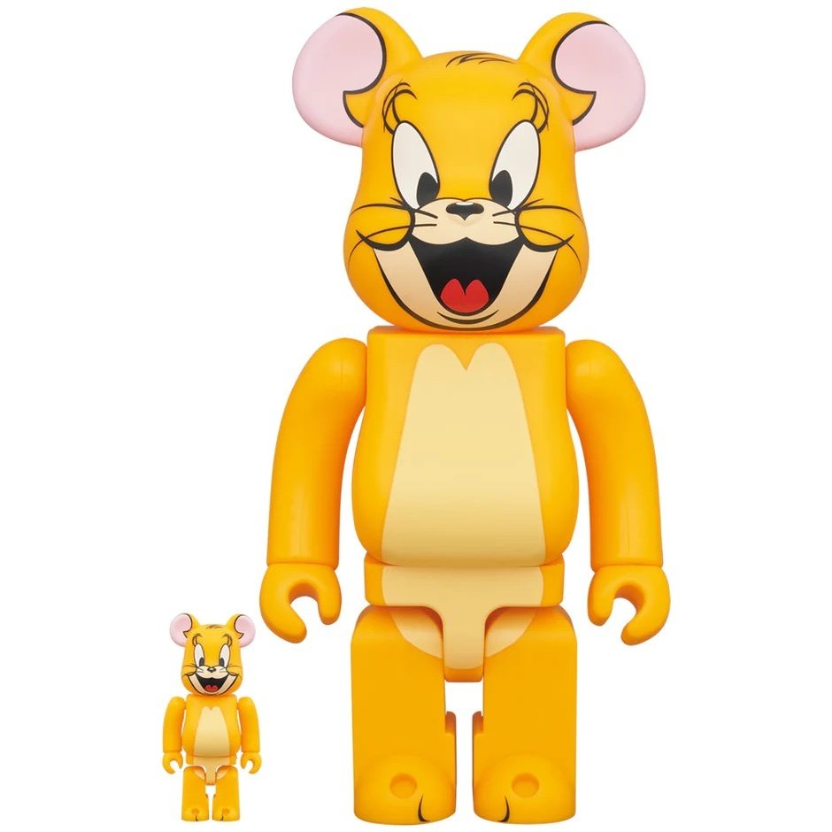 BE@RBRICK Tom and Jerry Jerry: Classic Color 100％ & 400％
