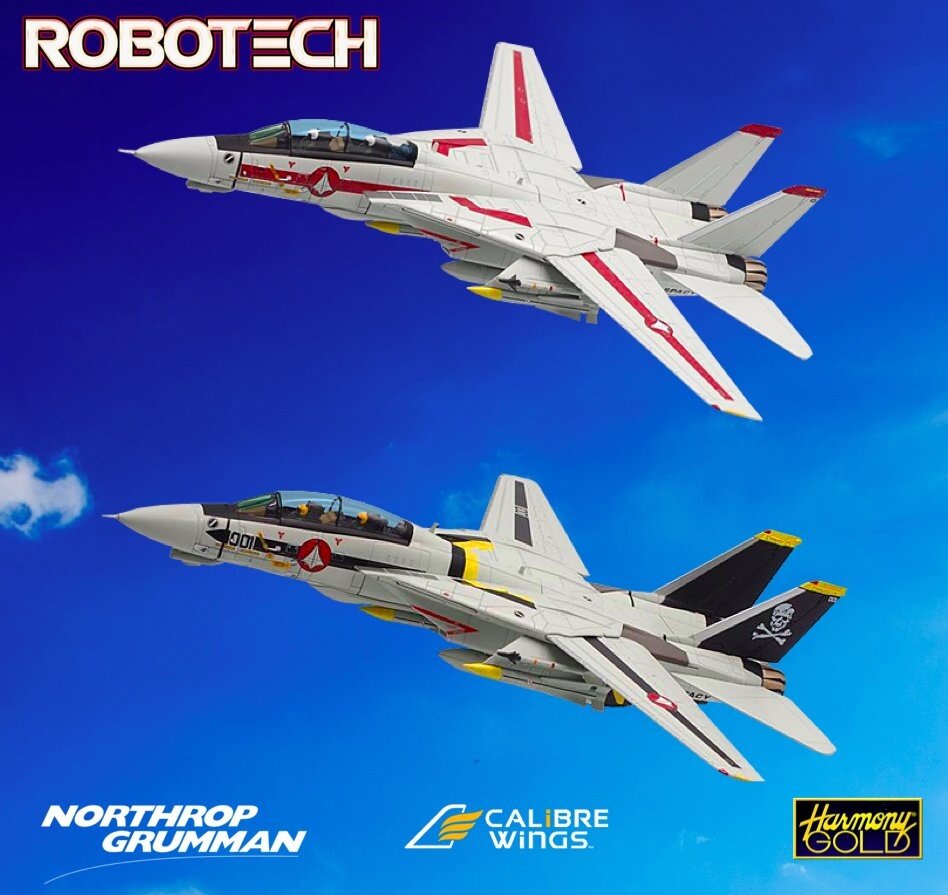 Calibre Wings 1/72 ROBOTECH F-14 限定版 Robotech F-14 J Vermillion One 1/72 Scale Diecast Model - Tokyo