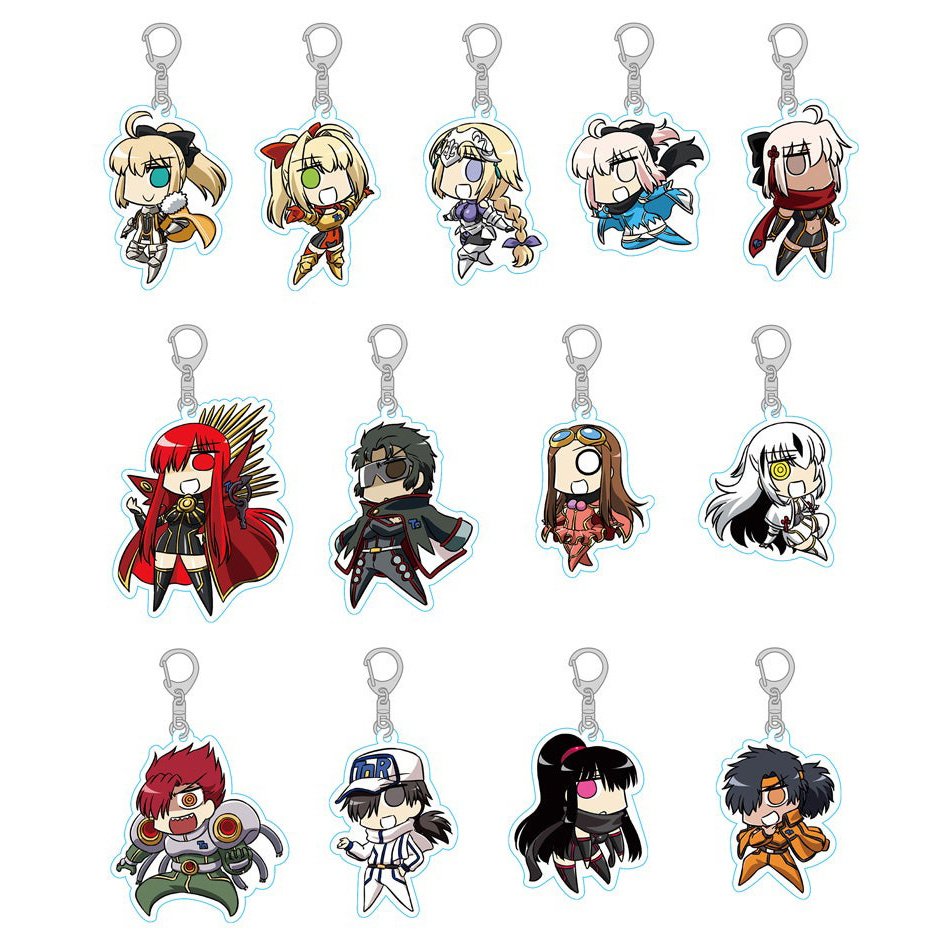 Fate/Grand Order GUDAGUDA Fate 15th Anniversary Acrylic Keychain
