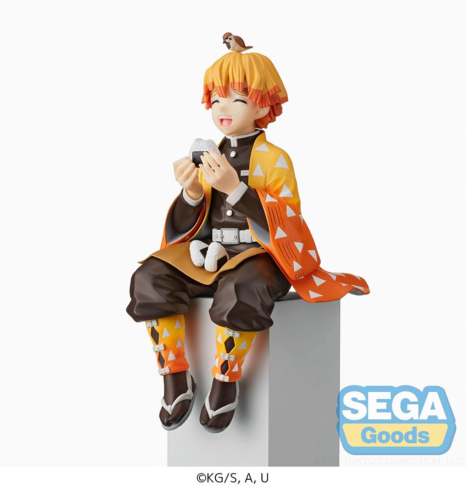 Sega Demon Slayer: Kimetsu no Yaiba Premium Perching Zenitsu Agatsuma Figure