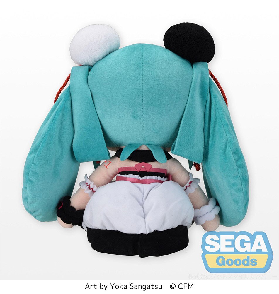 Hatsune Miku Panda Manju Ver. Fluffy Plush (XL) Sega Interactive
