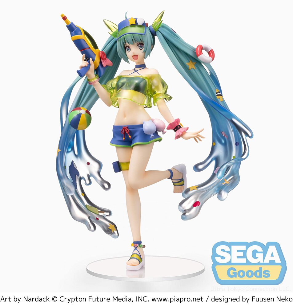 Hatsune Miku: Splash Parade Ver. Super Premium Figure: Sega Hatsune Miku: Splash Parade Ver. Super Premium Figure: Sega