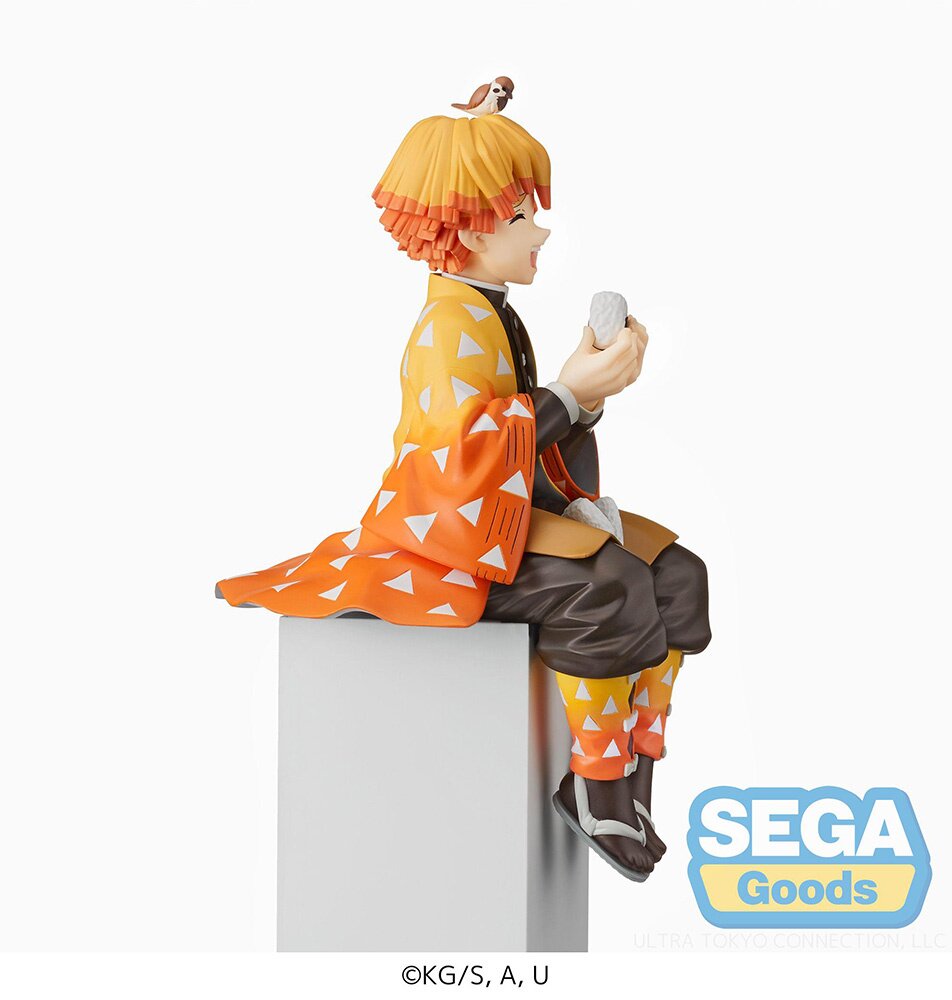 SEGA Demon Slayer: Kimetsu No Yaiba Zenitsu Agatsuma Premium Perching Figure