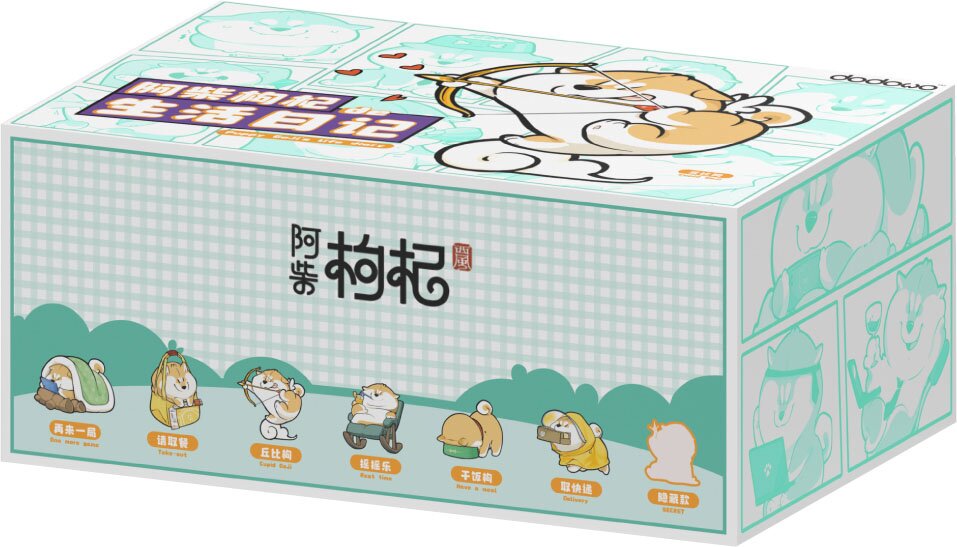 置物 kuki Shiba Inu Kuko-chan Series Trading Figure Box Set: Dodowo - Tokyo