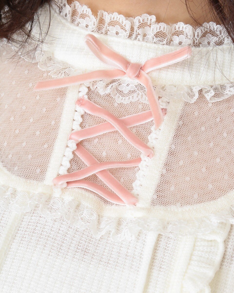 LIZ LISA Frilly Ribbon Top: LIZ LISA - Tokyo Otaku Mode (TOM)