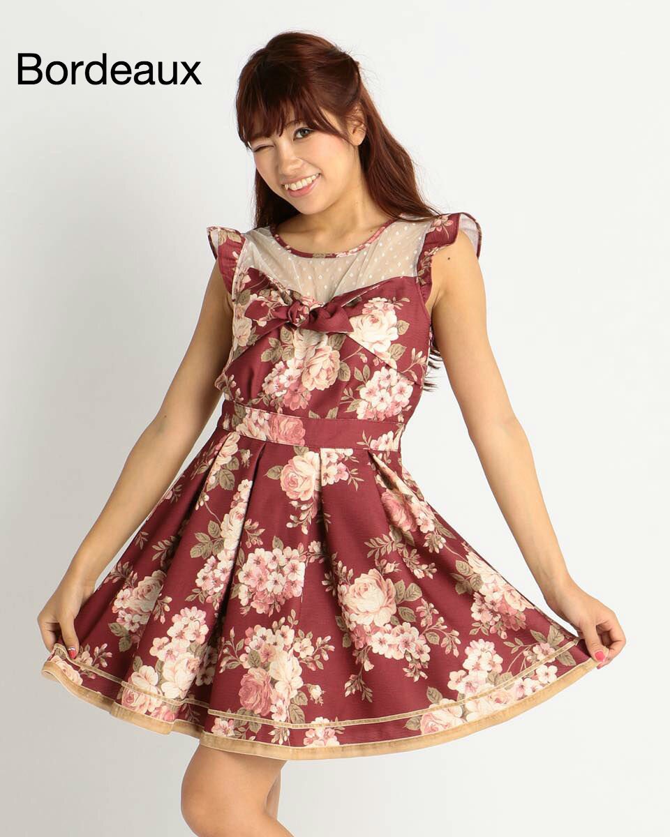 A75☆リズ シャルメル Lise Dressing Floral ワンホックの通販