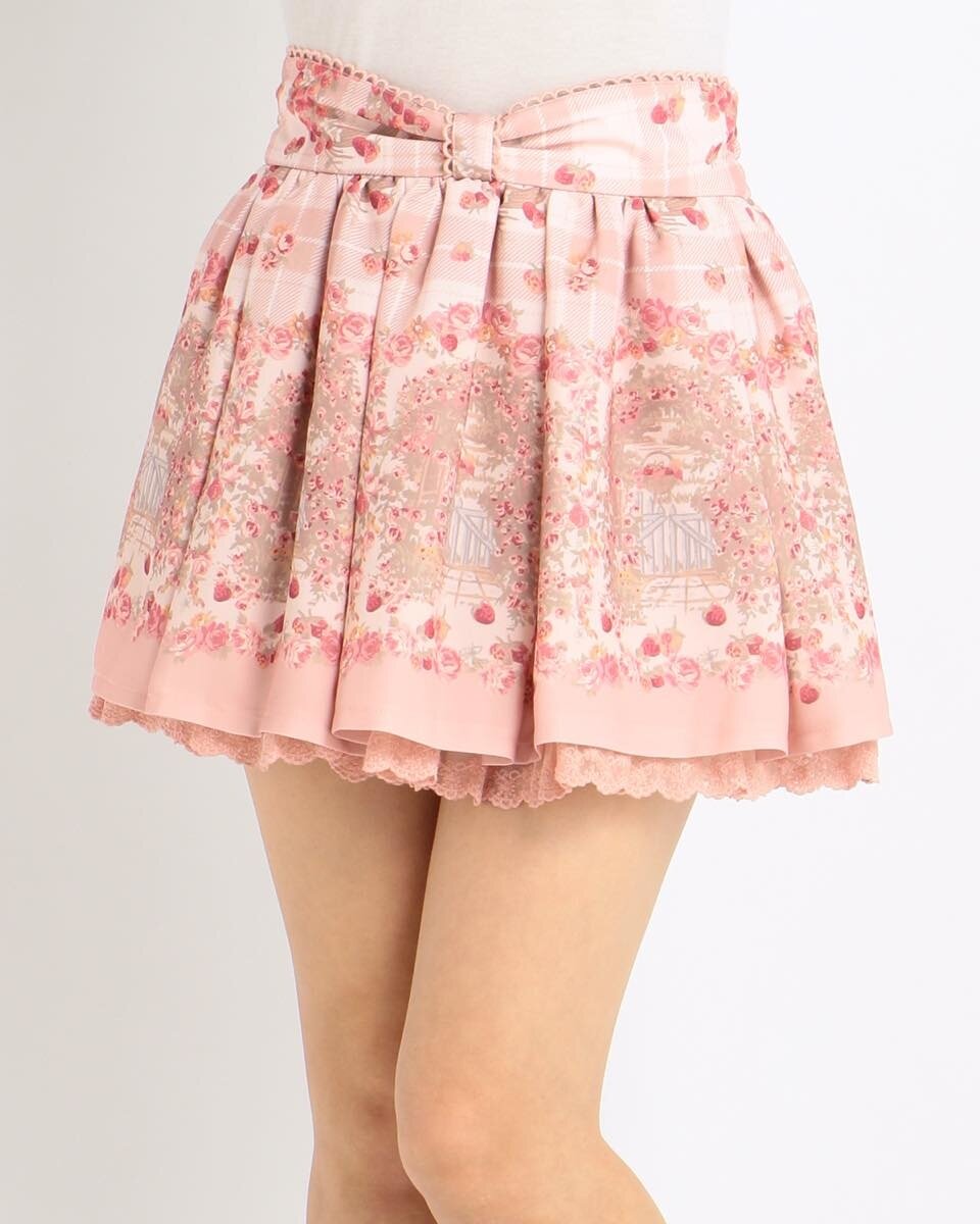 LIZ LISA Raspberry Pattern Sukapan Skirt - Tokyo Otaku Mode