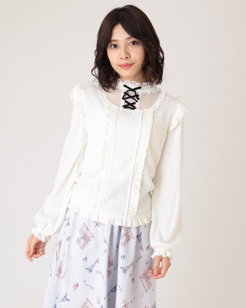 LIZ LISA Frilly Ribbon Top: LIZ LISA - Tokyo Otaku Mode (TOM)