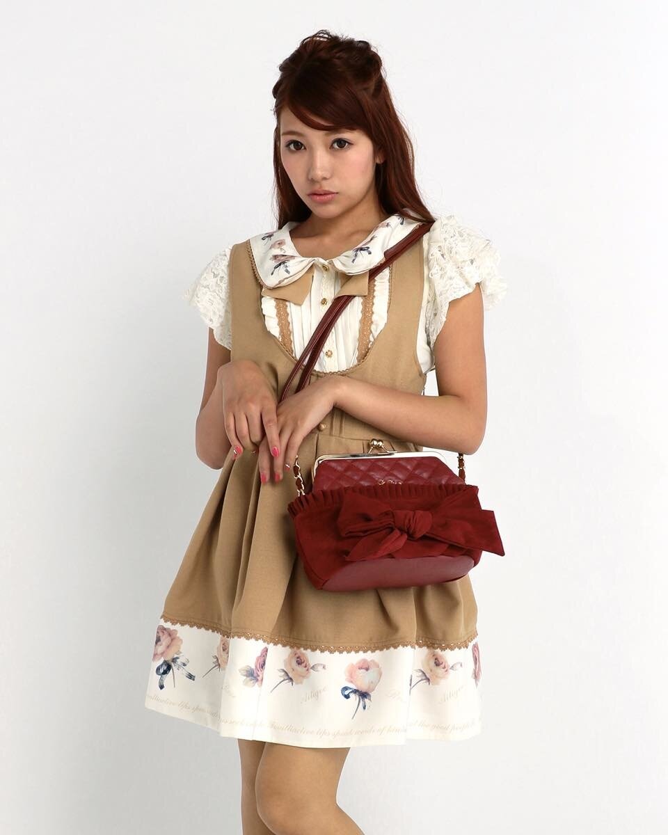 LIZ LISA Ribbon Kiss Lock Purse - Tokyo Otaku Mode (TOM)