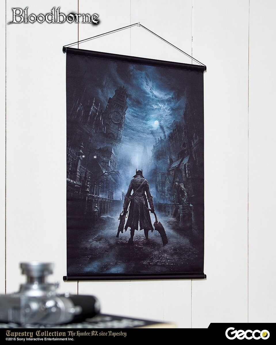 Gecco Bloodborne B2タペストリー Bloodborne Tapestry Collection: The Hunter: Gecco - Tokyo