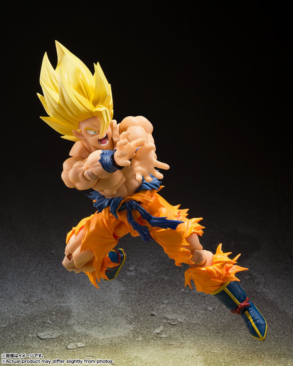 TAMASHII NATIONS - Dragon Ball Z - Super Saiyan Full Power Son Goku Bandai  Spirits SHFiguarts Action Figure