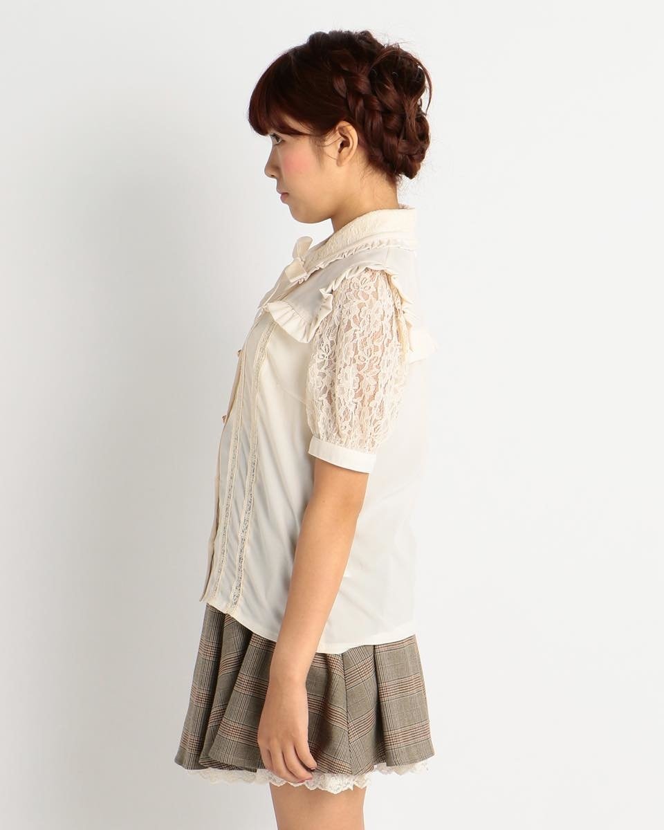 liz lisa blouse 半袖 lace LIZ LISA Short-Sleeved Lace Blouse