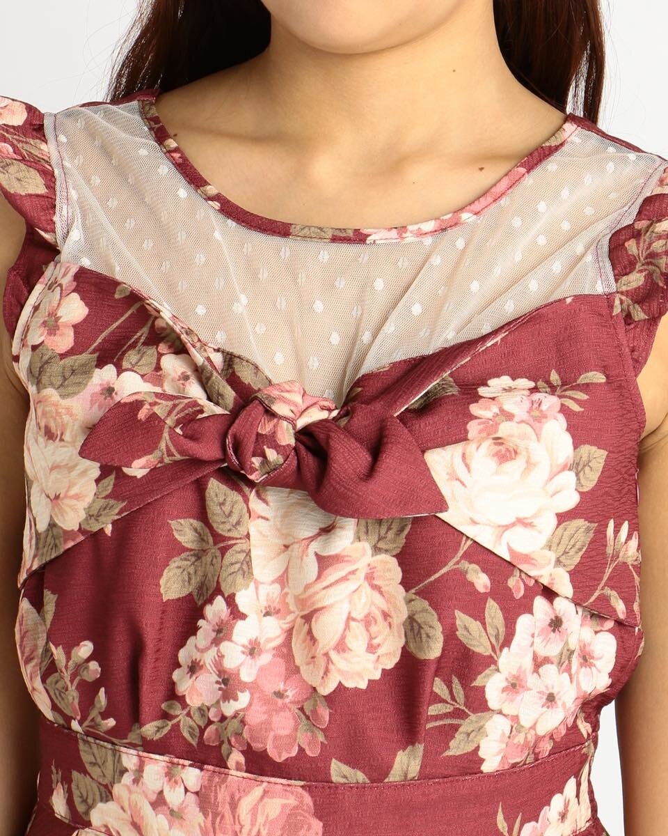 LIZLISA風★リボンワンピ　 ribbon chiffon dress LIZ LISA Official Online Store Girly Fashion｜ Tokyo Kawaii Life