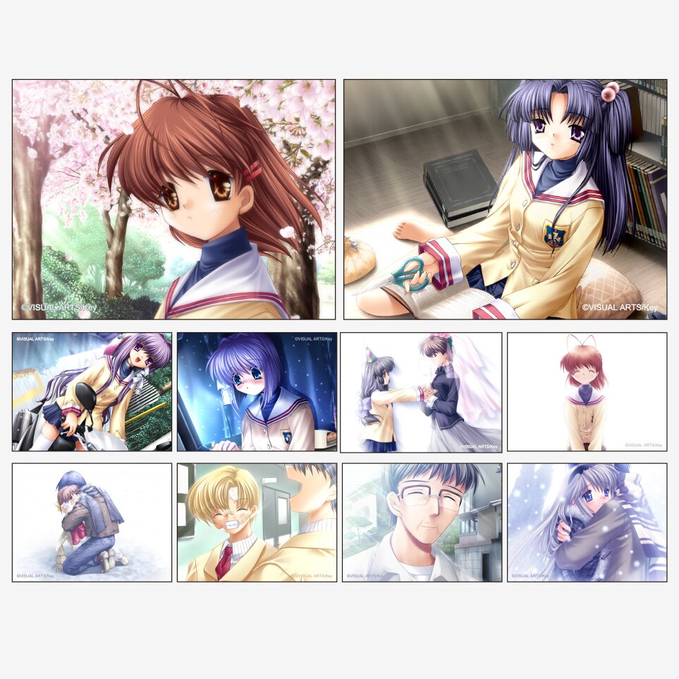 Aesthetic Clannad Anime Characters Paint By Numbers 