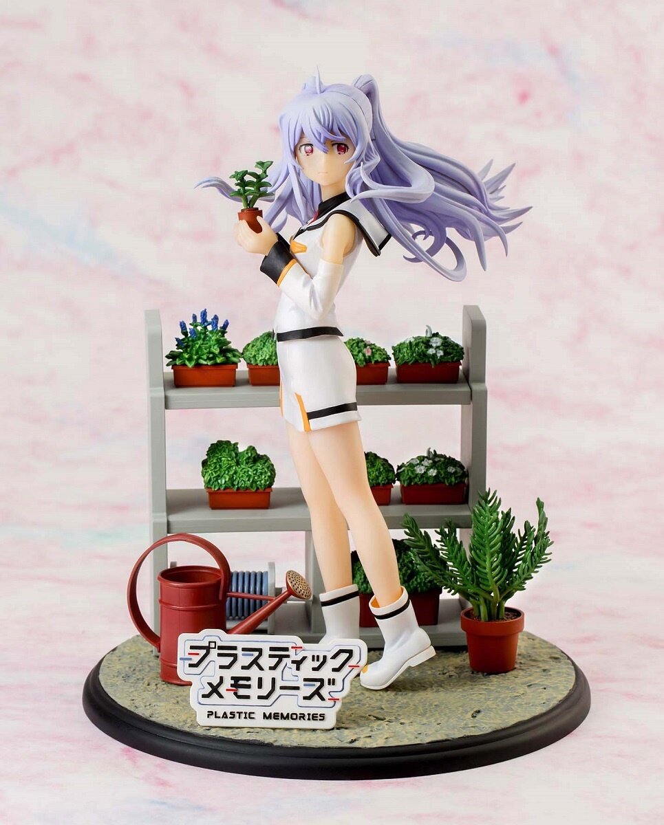 Anime PLASTIC MEMORIES Action Figure Cosplay Toys Mizugaki Tsukasa Isla  Acrylic Figures Stand Model Dolls 15cm