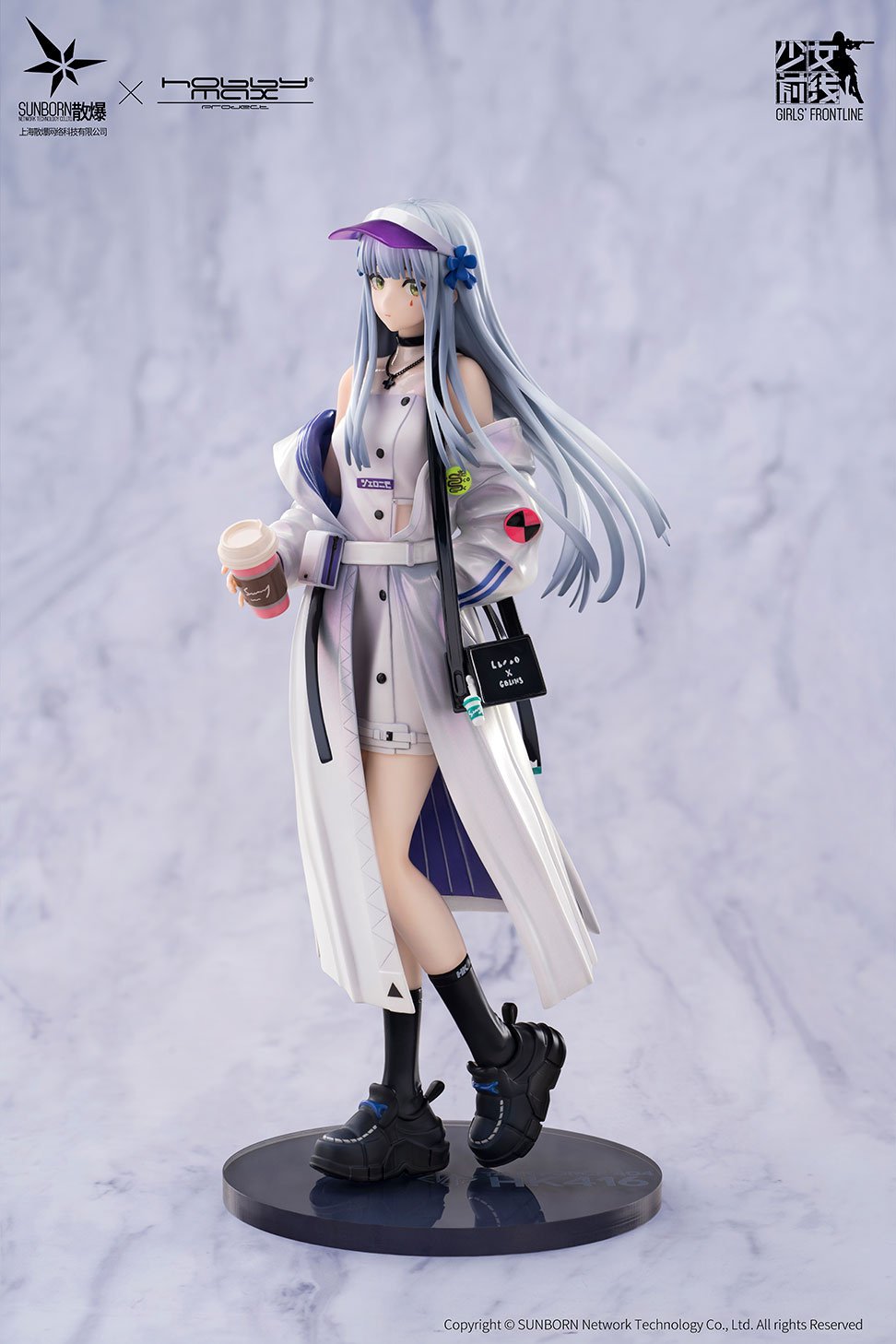 Girls' Frontline 416: White Negroni 1/7 Scale Figure: Hobby Max