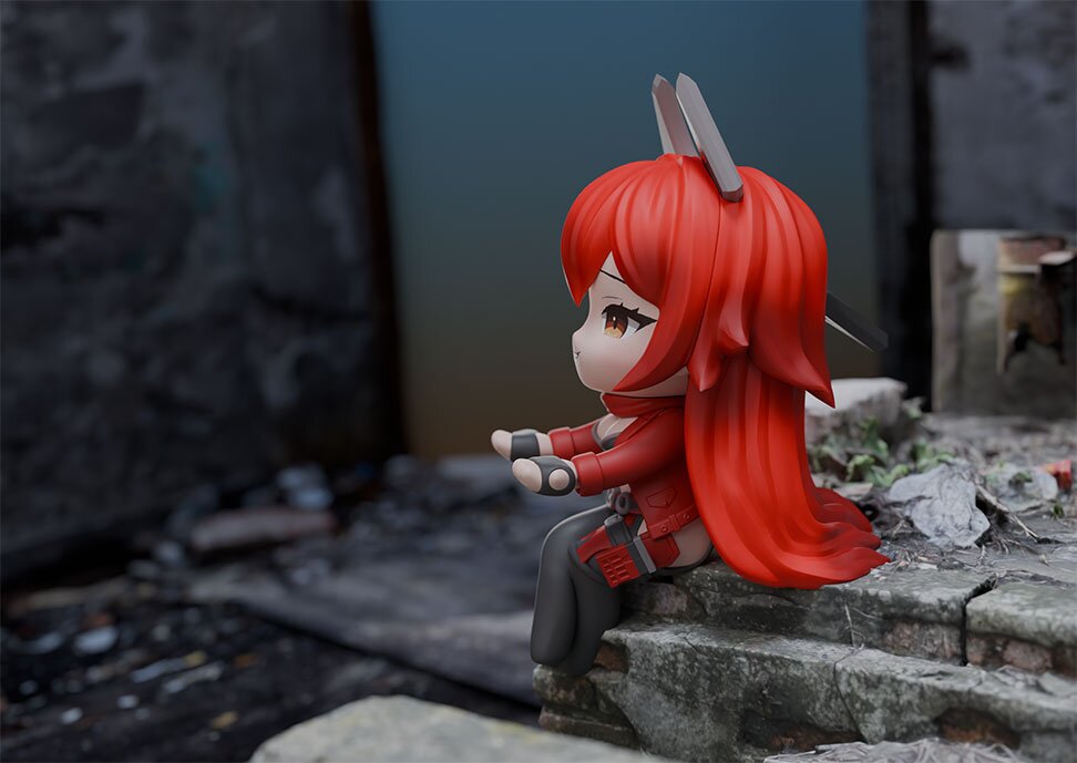 Goddess of Victory: Nikke SWIF Cup Noodle Holder Figure Redhood