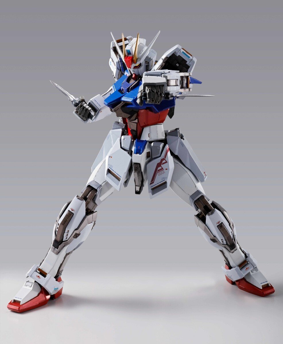 bandai metal build mobile suit gundam seed aile strike gundam