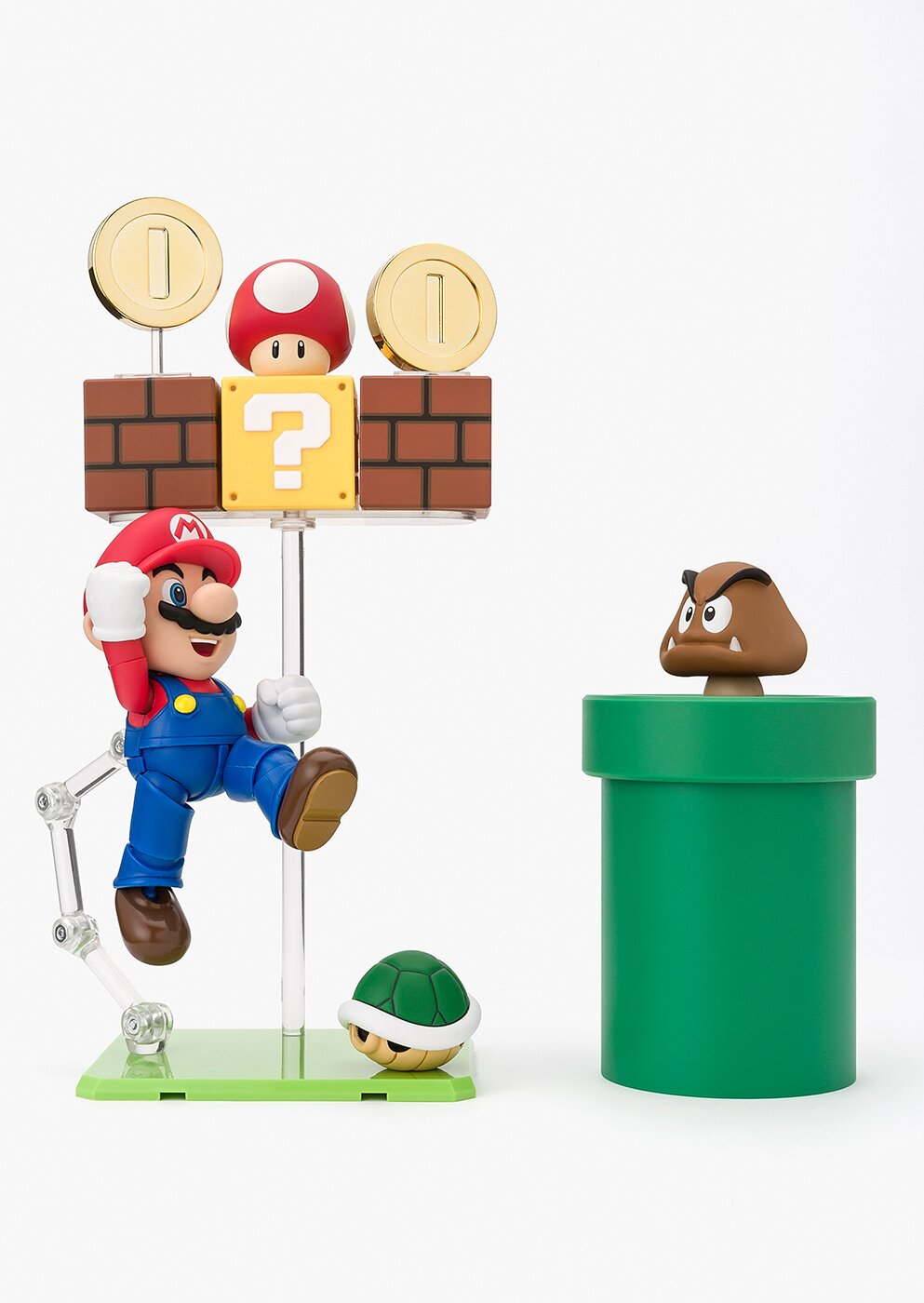 S.H.Figuarts Super Mario Brothers Super Mario Playset (Super