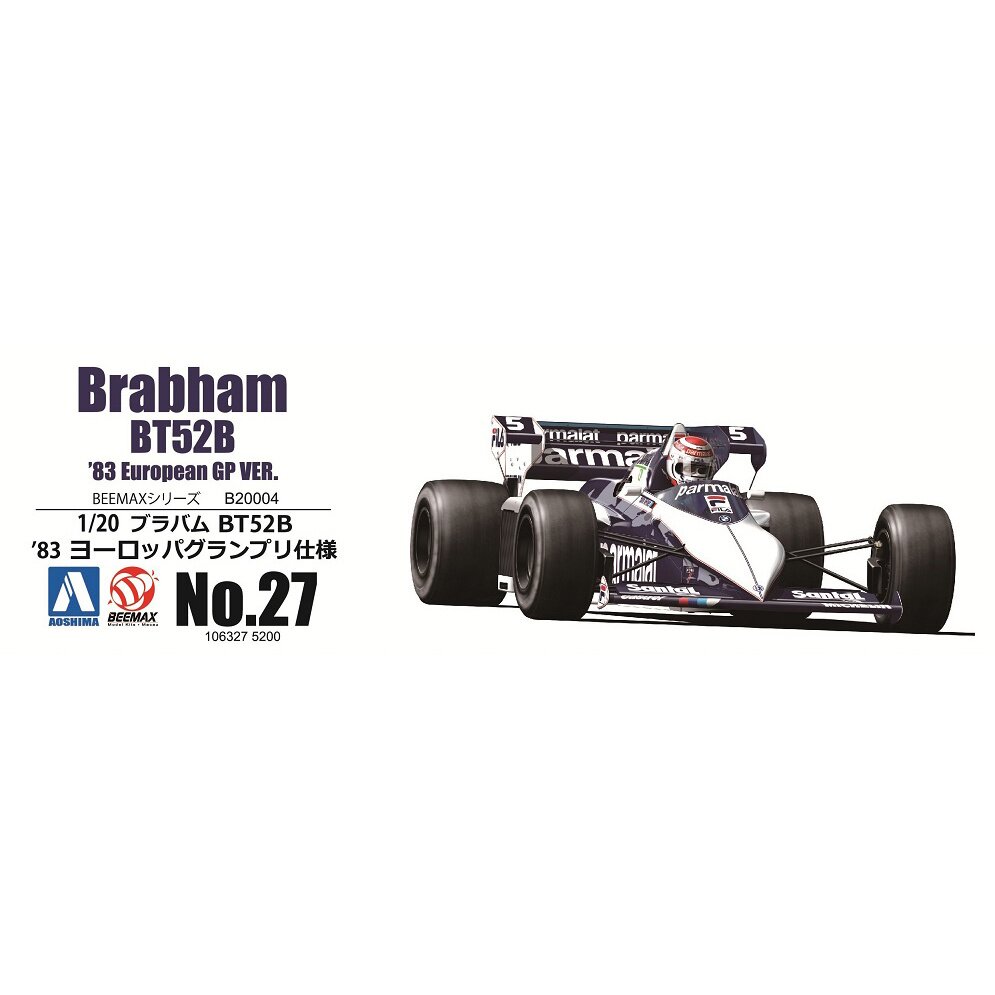 Beemax Series No. 27: 1/20 Scale Brabham BT52B '83 European GP Ver.