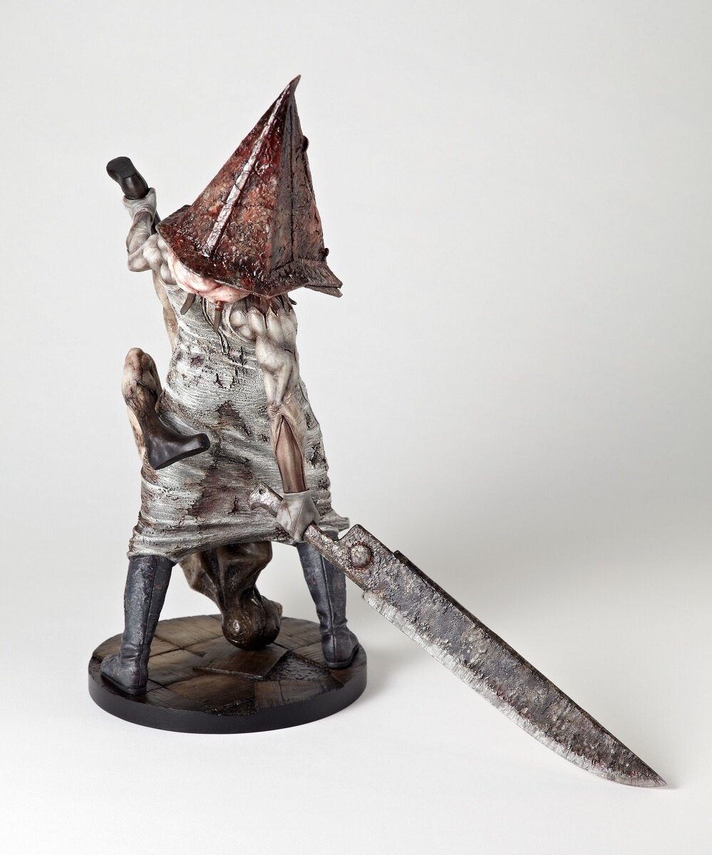 Red Pyramid Thing Statue by Gecco Co