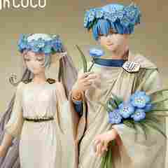 MADHOUSE x DesignCOCO Frieren: Beyond Journey's End Frieren & Himmel Art Nouveau Style 1/7 Scale Figure