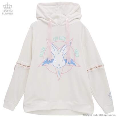 pentagram bunny hoodie