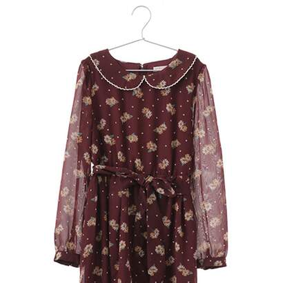 Earth Music Ecology Dot Floral Print Dress Earth Music Ecology Tokyo Otaku Mode