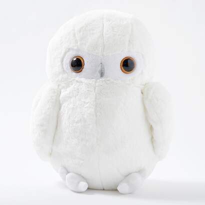 stuffed white owl