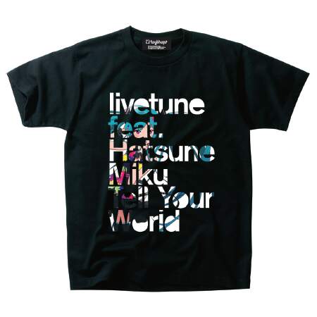 Hatsune Miku Tell Your World Typography T Shirts Tokyo Otaku Mode Tom