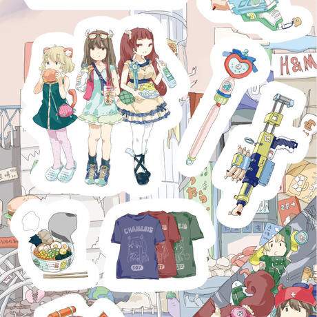 Park Phct Sticker Sheet Park Tokyo Otaku Mode