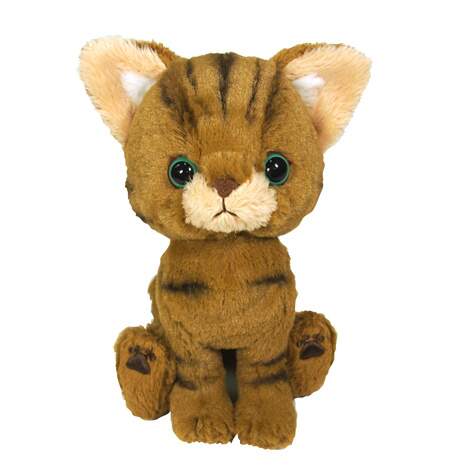 brown tabby cat plush