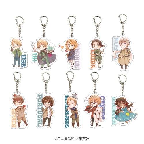 Hetalia World Stars Acrylic Keychain Collection Vol 2 Box Set Tokyo Otaku Mode Tom