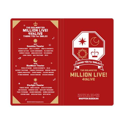 Im S Million Live 4th Live Official Ticket Case Bandai Namco Entertainment Otakumode Com