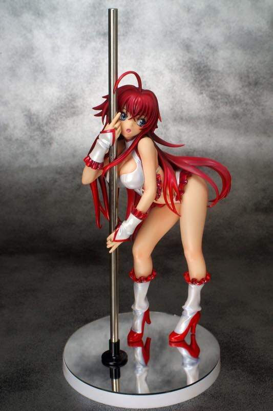 High School DXD Rias Gremory PVC Figure Pole Dance,White version,From Kaite...
