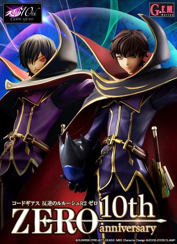 G E M Series Code Geass Zero 10th Anniversary Megahouse Tokyo Otaku Mode Tom