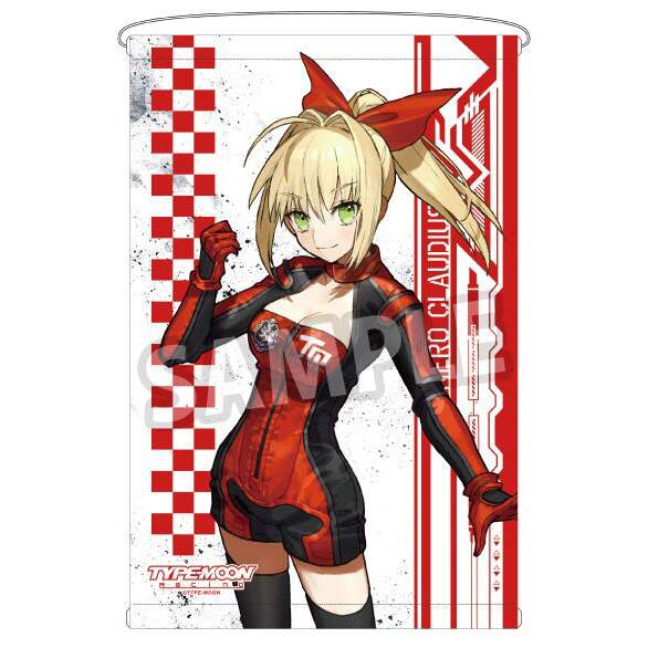 Type Moon Racing Fate 15th Anniversary Edition Nero Claudius Suit Ver B2 Size Tapestry Type Moon Tokyo Otaku Mode Tom