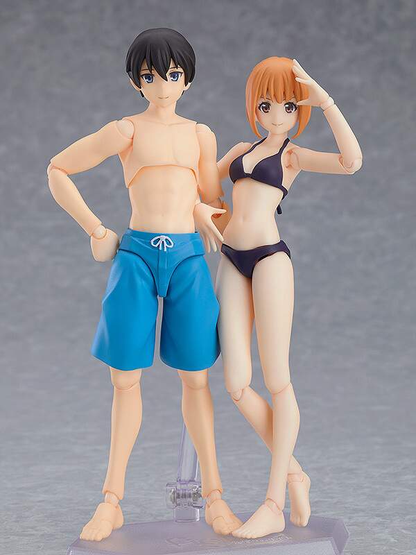Ryo TYPE2 Non-scale ABS /& PVC Painted movable figure figma Swimsuit Male Body