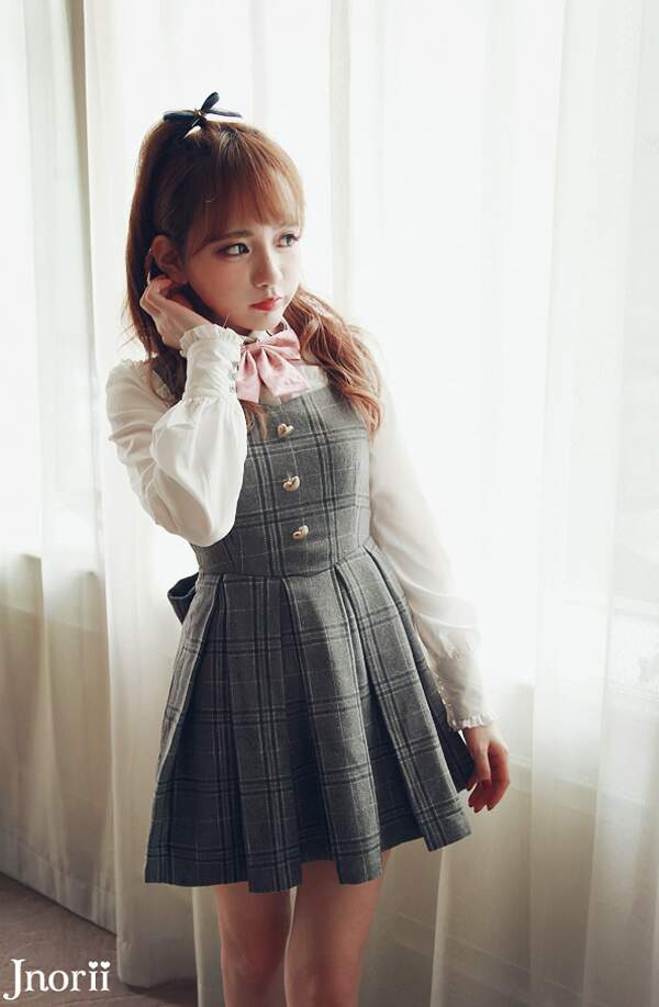 classic pinafore dress