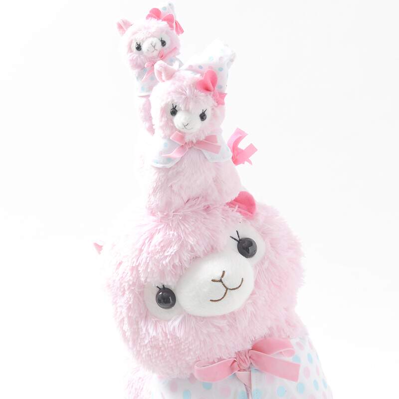 pink alpaca plush