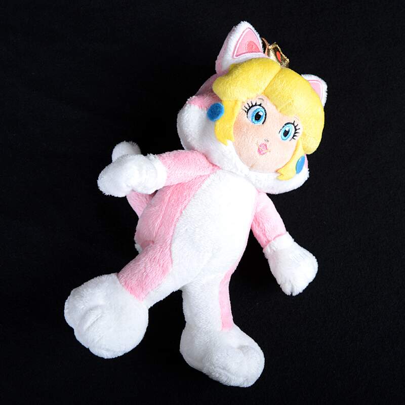 cat peach plush