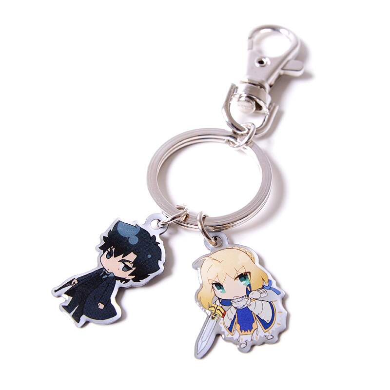 Fate Zero Kiritsugu Saber Metal Keychain Type Moon Tokyo Otaku Mode Tom