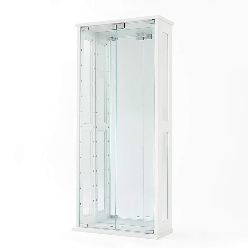 Colete Collection Display Cabinet W Gl Doors White Colete Collection Display Cabinet W