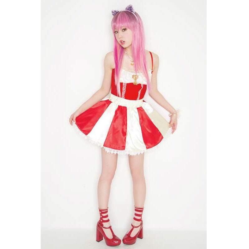 Lunatic Lemony Lollipop Apple Candy Cane Skirt Tokyo Otaku Mode Tom