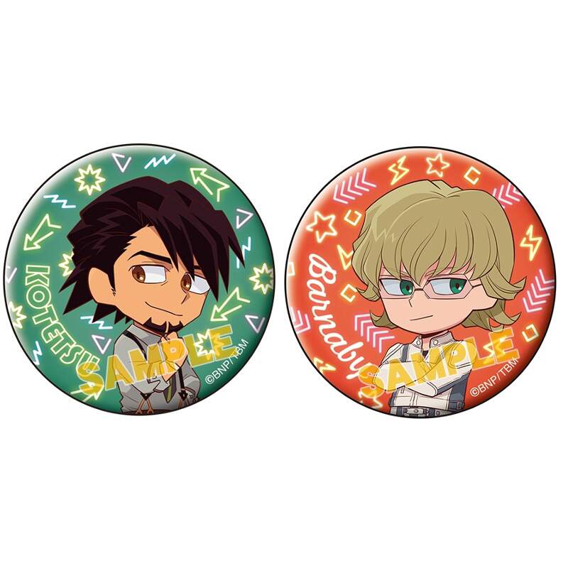 Tiger Bunny The Rising Kotetsu Barnaby Pin Badge Set Tokyo Otaku Mode Tom