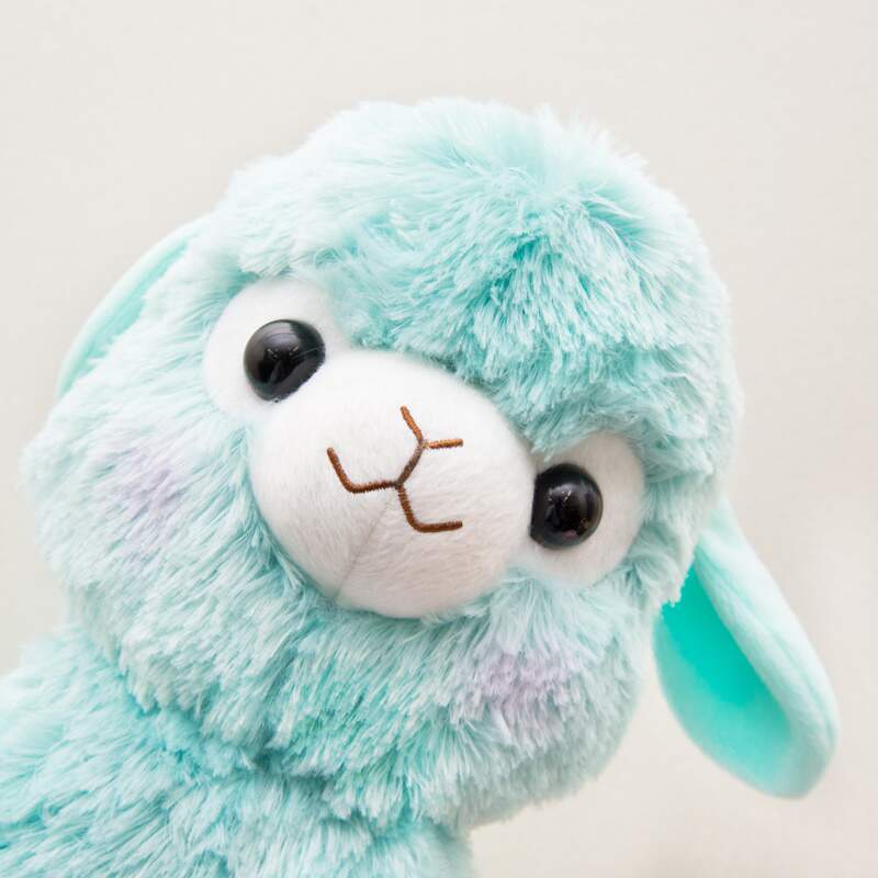 blue alpaca plush